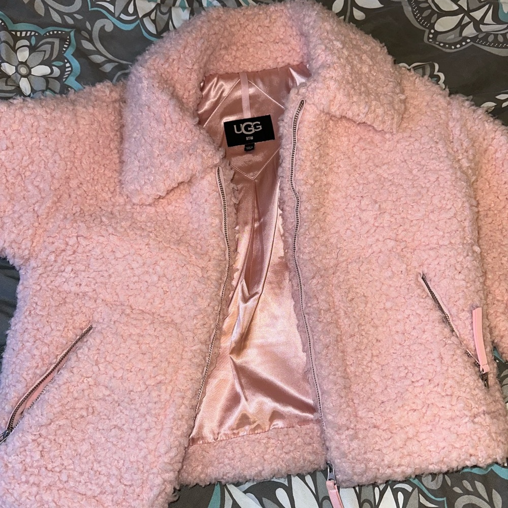 Pink Ugg Sherpa jacket